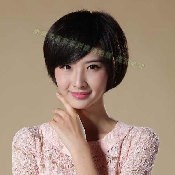 短假發圖片