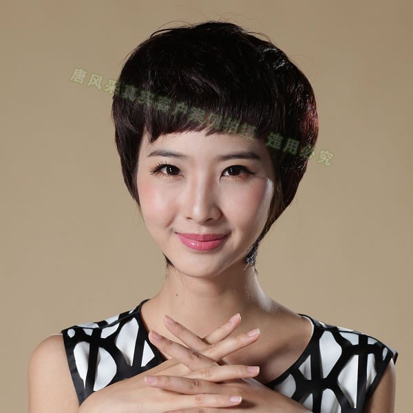 短假發圖片