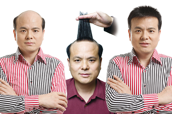 男士假發塊 \